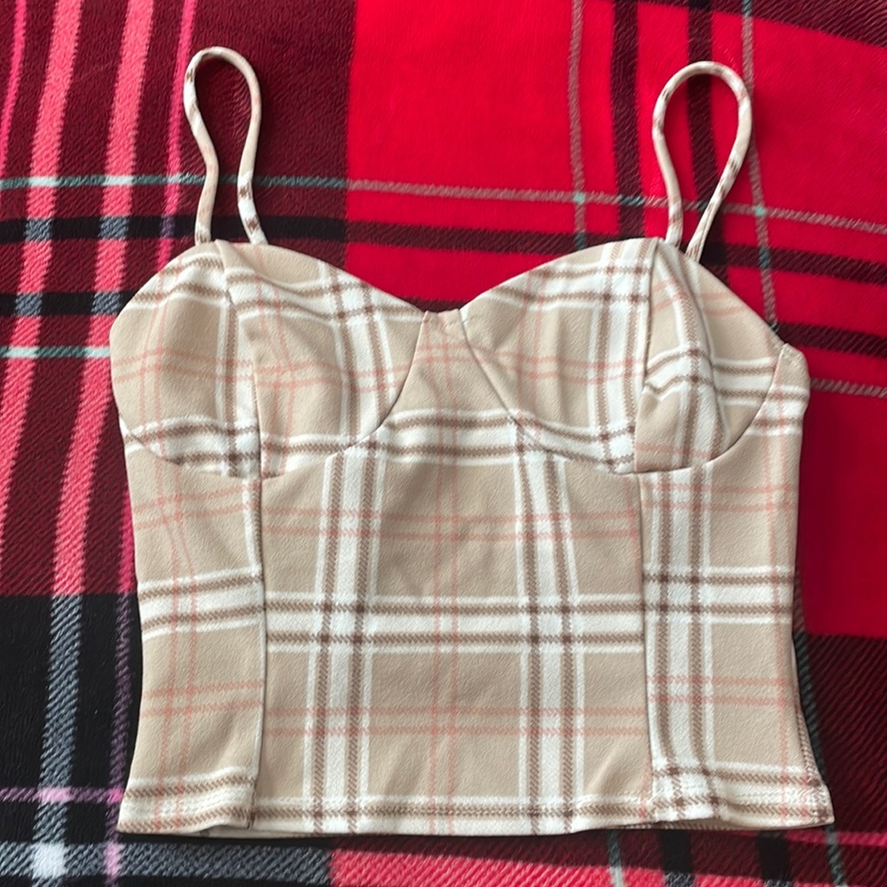 Plaid top